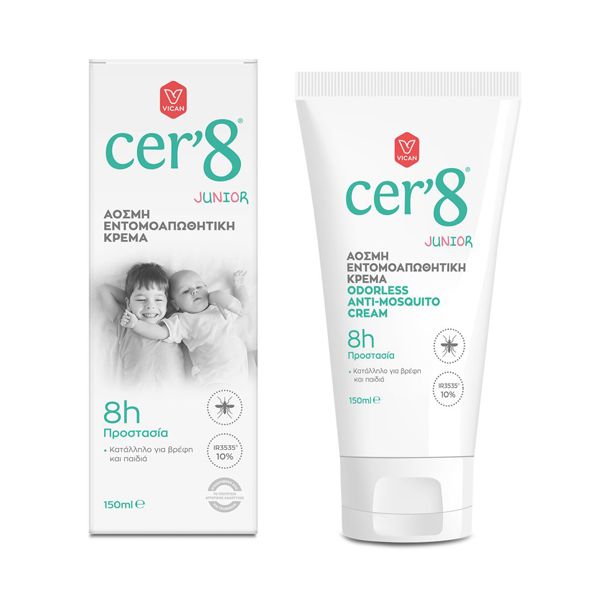 Cer’8 Junior Άοσμη Εντομοαπωθητική Κρέμα 150 ml