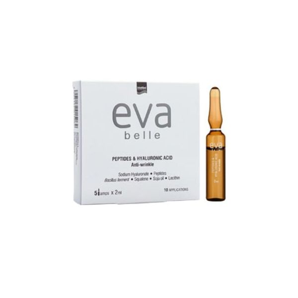 Eva Belle Peptides & Hyaluronic Acid Anti-Wrinkle Aμπούλες 5 x 2 ml Eva Belle Peptides & Hyaluronic Acid Anti-Wrinkle Aμπούλες 5 x 2 ml