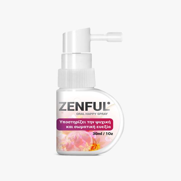 Zenful Oral Happy Spray Harmony Υποστηρίζει την Ψυχική και Σωματική Ευεξία Γεύση Σοκολάτα και Μπανάνα 30 ml