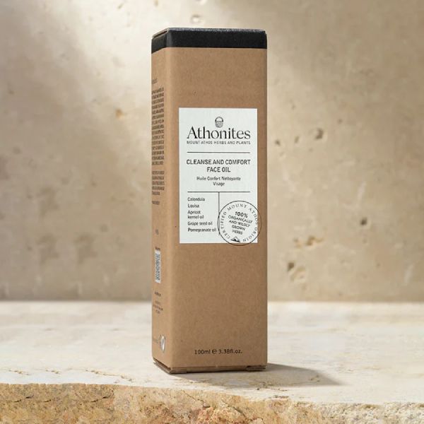 Athonites Λάδι Καθαρισμού Προσώπου και Ματιών για Κανονικές / Ξηρές Επιδερμίδες 100 ml