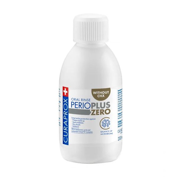 Curaprox PerioPlus Zero Στοματικό Διάλυμα χωρίς CHX 200 ml