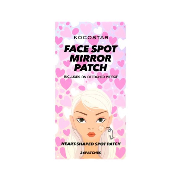 Kocostar Face Spot Mirror Patch Επιθέματα Καρδιά με Καθρεφτάκι για τις Ατέλειες του Προσώπου 36 Επιθέματα