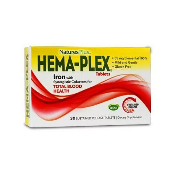 Natures Plus Hema Plex 30 ταμπλέτες