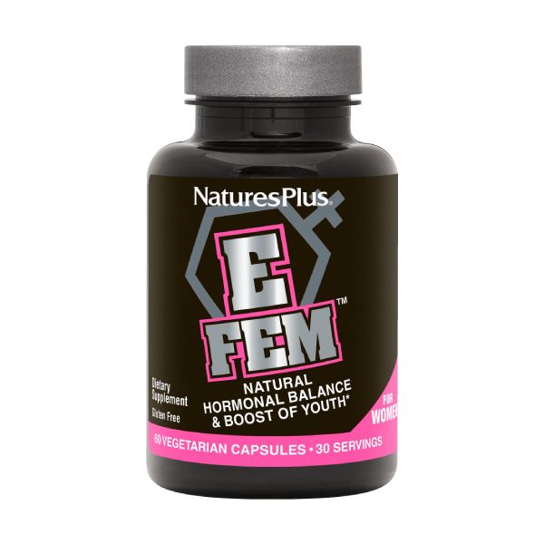 Natures Plus E Fem για Φυσική Ορμονική Ισορροπία Γυναικών 60 Κάψουλες