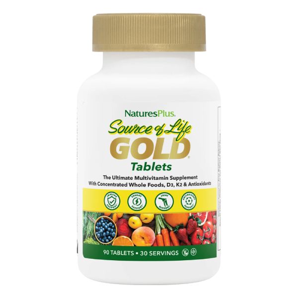Nature's Plus Source of Life Gold Multivitamin 90 Ταμπλέτες