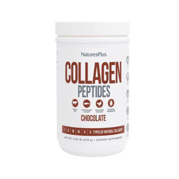 Nature's Plus Collagen Peptides Κολλαγόνο με Πεπτίδια Γεύση Σοκολάτα Σκόνη 378 gr