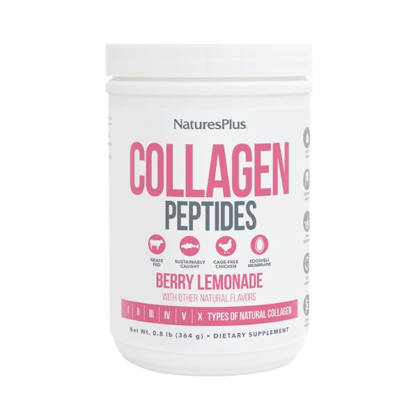 Nature's Plus Collagen Peptides Κολλαγόνο με Πεπτίδια Γεύση Berry Lemonade Σκόνη 364 gr