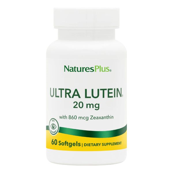 Nature's Plus Ultra Lutein 20 mg 60 Μαλακές Κάψουλες