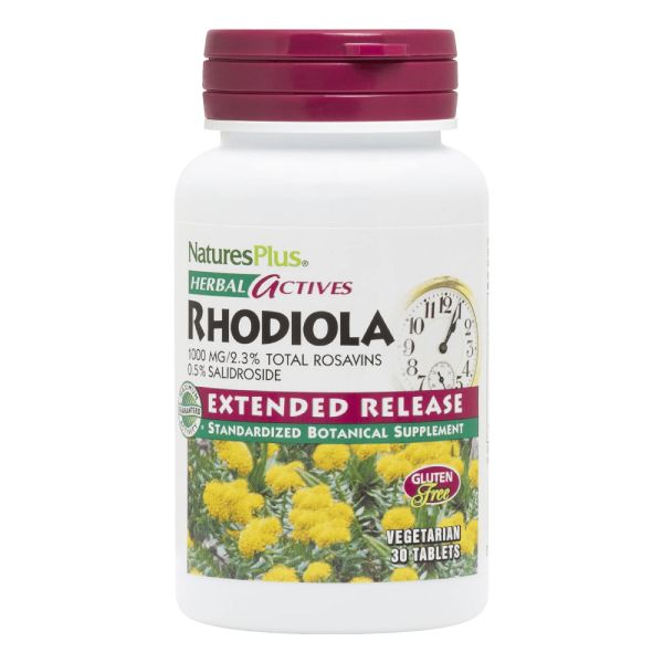 Natures Plus Herbal Actives Rhodiola 1000 mg 30 Ταμπλέτες