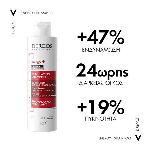 Vichy Dercos Δυναμωτικό Σαμπουάν κατά της Τριχόπτωσης 200 ml