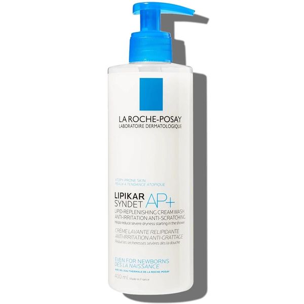 La Roche-Posay Lipikar Syndet AP+ Αφρόλουτρο Προσώπου, Σώματος για Ατοπική Δερματίτιδα 400 ml