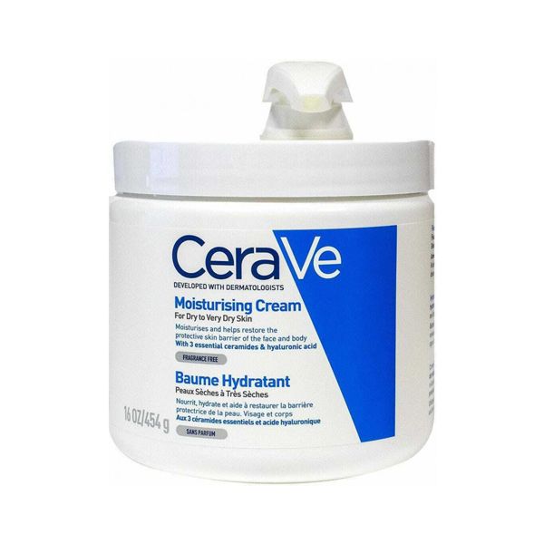 CeraVe Ενυδατική Κρέμα Προσώπου, Σώματος για Ξηρό, Πολύ Ξηρό Δέρμα με Αντλία 454 gr CeraVe Ενυδατική Κρέμα Προσώπου, Σώματος για Ξηρό, Πολύ Ξηρό Δέρμα με Αντλία 454 gr