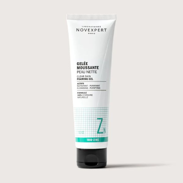 Novexpert Trio Zinc Αφρώδες Τζελ Καθαρισμού Προσώπου για Κανονικό έως Λιπαρό Δέρμα 150 gr