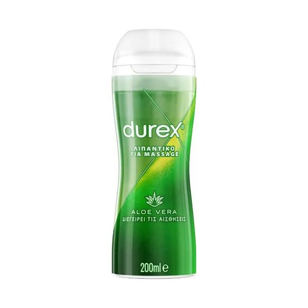 Durex Play Massage 2in1 Aloe Vera Τζελ για Μασάζ & Λίπανση  200 ml Durex Play Massage 2in1 Aloe Vera Τζελ για Μασάζ & Λίπανση  200 ml