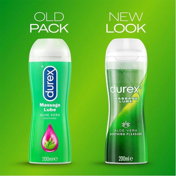 Durex Play Massage 2in1 Aloe Vera Τζελ για Μασάζ & Λίπανση  200 ml