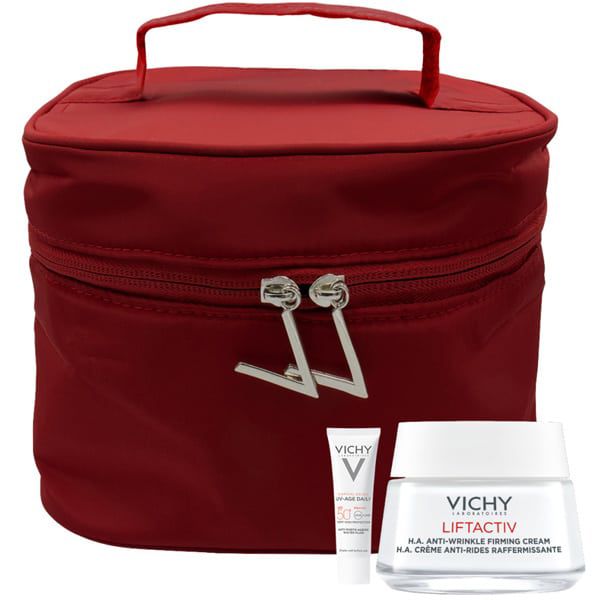 Vichy Liftactiv Set με H.A Αντιρυτιδική και Συσφιγκτική Κρέμα Ημέρας 50 ml και Δώρο Capital Soleil Αντηλιακή Προσώπου Spf50+ 15 ml & Νεσεσέρ
