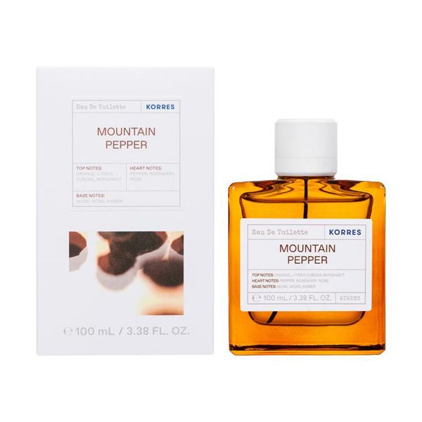 Korres Mountain Pepper Eau De Toilette Ανδρικό Άρωμα 100 ml