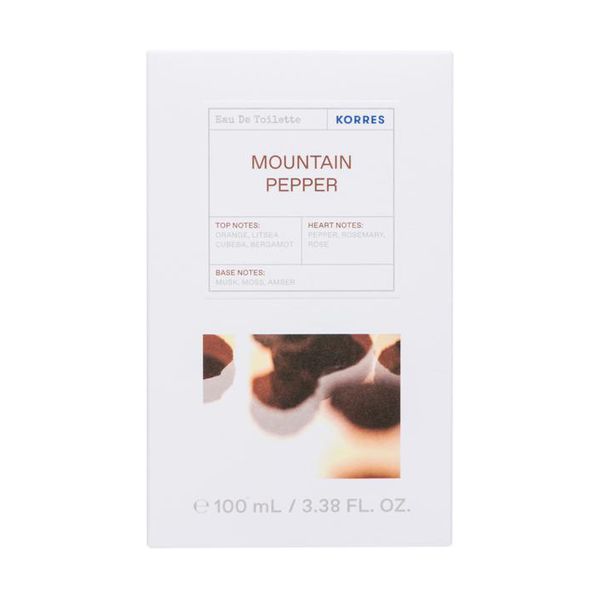 Korres Mountain Pepper Eau De Toilette Ανδρικό Άρωμα 100 ml