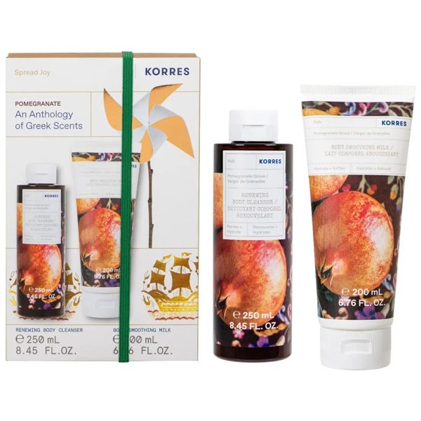 Korres Set με Pomegranate Grove Renewing Αφρόλουτρο 250 ml και Γαλάκτωμα Σώματος 200 ml