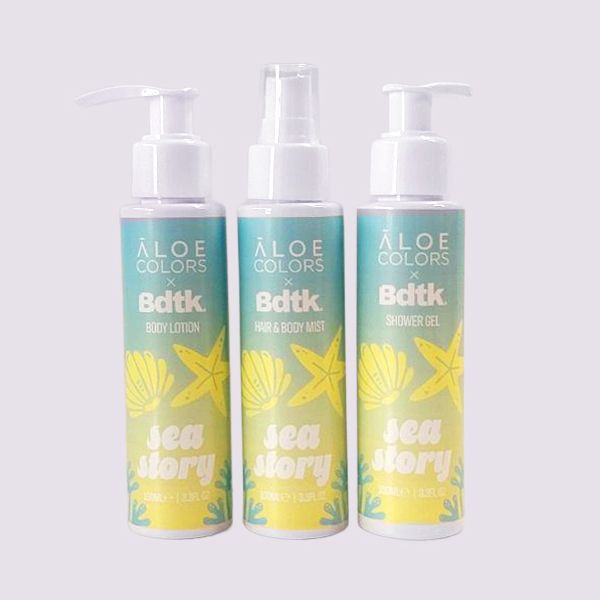 Aloe+ Colors Sea Story Bag Set με Shower Gel 100 ml, Body Lotion 100 ml και Hair & Body Mist 100 ml