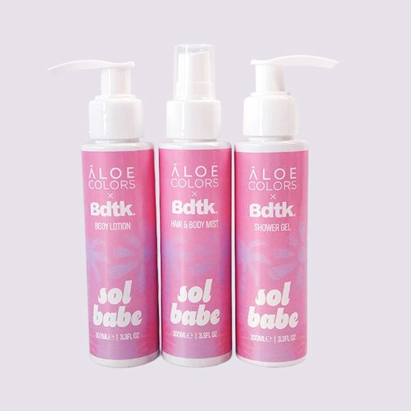 Aloe+ Colors Sol Babe Bag Set με Shower Gel 100 ml, Body Lotion 100 ml και Hair & Body Mist 100 ml