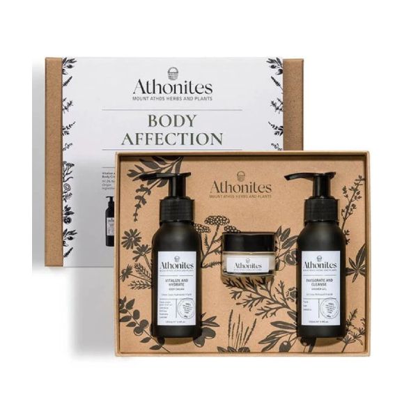 Athonites Gift Set Body Affection Καθημερινή Περιποίηση Σώματος με 3 Προϊόντα σε Travel Size Athonites Gift Set Body Affection Καθημερινή Περιποίηση Σώματος με 3 Προϊόντα σε Travel Size