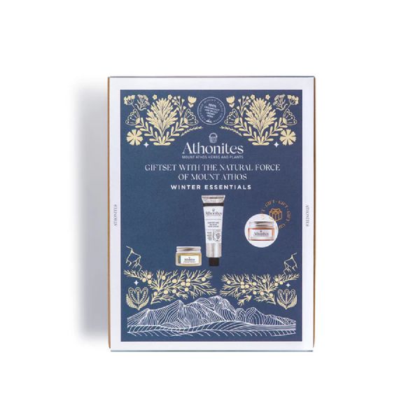 Athonites Gift Set Winter Essentials Ενισχυμένη Φροντίδα και Προστασία Ενάντια στο Κρύο με 3 Προϊόντα