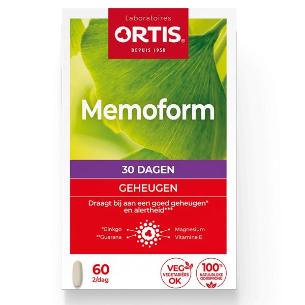 Ortis Memoform Συμπλήρωμα Διατροφής για Βελτίωση της Μνήμης 60 δισκία