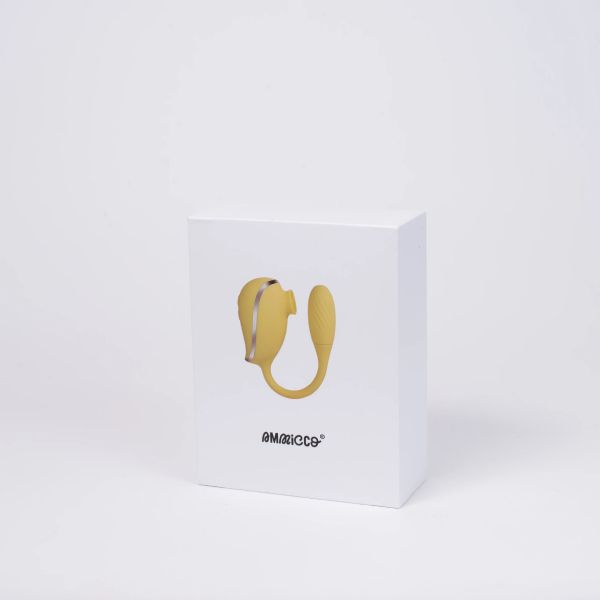 Ammicco Artemide Επαναφορτιζόμενο Sex Toy Αναρρόφησης σε Κίτρινο Χρώμα