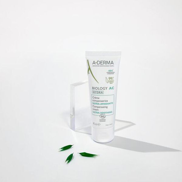 A-Derma Biology AC Hydra Αντισταθμιστική Καταπραϋντική Κρέμα για Δέρμα με Τάση Ακμής 40 ml