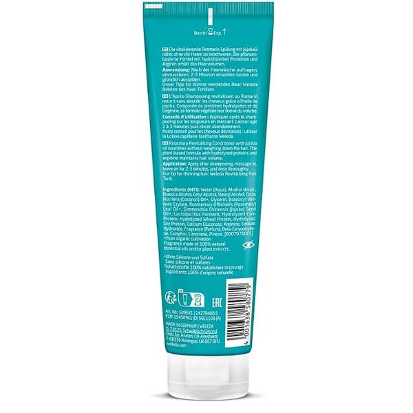 Weleda Rosemary + Hydrolyzed Protein Revitalising Τονωτικό Conditioner με Δεντρολίβανο 150 ml