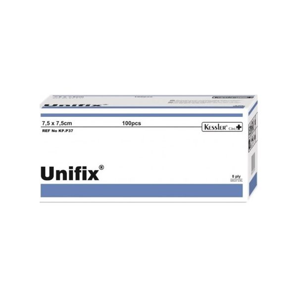 Kessler Unifix 8ply Αποστειρωμένες Γάζες 7,5 cm x 7,5 cm 100 τμχ Kessler Unifix 8ply Αποστειρωμένες Γάζες 7,5 cm x 7,5 cm 100 τμχ