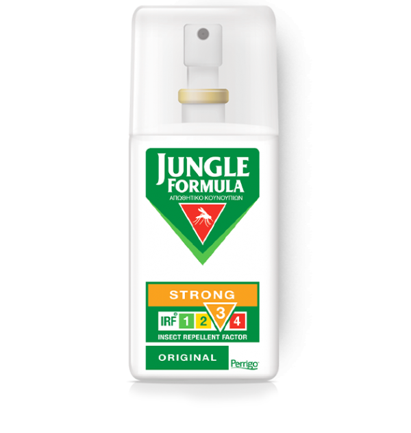 Jungle Formula Strong Original Απωθητικό Κουνουπιών Mε IRF3 75ml