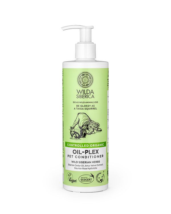 Wilda Siberica Controlled Organic Oil-Plex Pet Conditioner Ενυδατική Μαλακτική για Ζώα με Ξηρό & Θαμπό Τρίχωμα 400ml