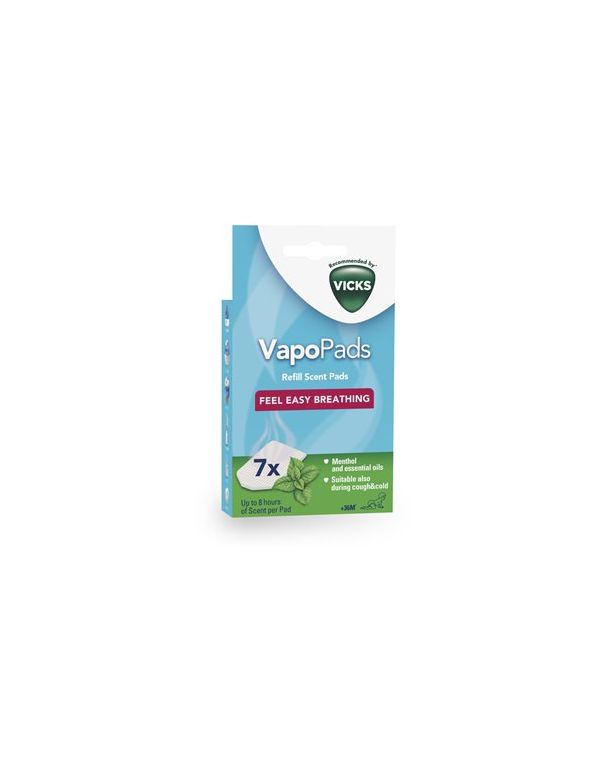 Vicks Comforting VapoPads Ανταλλακτικές Ταμπλέτες με Άρωμα Μέντας 7 τμχ