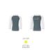 UV Sun Clothes Αντηλιακά Ρούχα UPF 50+ Μπλούζα με Μακρύ Μανίκι Άσπρη/ Γκρι 9-10 χρονών (129-139cm)