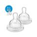 Avent Classic+ 3 Hole Medium Flow Teat 3m+ 2pcs