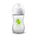 Avent Natural Πλαστικό Μπιμπερό Με Θηλή Σιλικόνη 1m+ 260ml