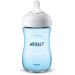 Avent Natural Plastic Baby Bottle Blue 1m+ 260ml