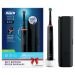 Oral-B Pro 3500 Cross Action Black Edition with Travel Case Gift