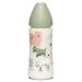 Suavinex Good Dog Green Πλαστικό Μπιμπερό με Θηλή Σιλικόνης 3 Θέσεων Ροής 0m+ 360ml