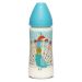 Suavinex Peacock Blue Πλαστικό Μπιμπερό με Θηλή Σιλικόνης Μέτριας Ροής 4m+ 360ml