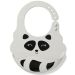 Babyono "Raccoon" Μαλακή Σαλιάρα Σιλικόνης με Θήκη 23*28cm 1τμχ