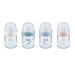 Nuk Nature Sense Glass Bottle with Silicone Small Teat 0-6m 120ml