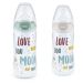 Nuk First Choice+ Μπιμπερό με Θηλή Σιλικόνης Flow Control & Δείκτη Ελεγχου Θερμοκρασίας 6-18m 300 ml