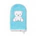 Baby Bath Glove with Bamboo Fiber Babyono Blue