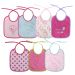 Lorelli Set Βρεφικές Σαλιάρες Pink 0m+ 7 τμχ