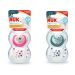 Nuk Star Day & Night Πιπίλα Σιλικόνης 6-18 μηνών