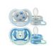 Avent Ultra Air Animals Πιπίλα Σιλικόνης με Μεγάλες Οπές (SCF085/03) 6-18m 2 τμχ