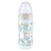Nuk First Choice+ Lion King Πλαστικό Μπιμπερό με Θηλή Σιλικόνης & Δείκτη Ελέγχου Θερμοκρασίας 6-18m 300 ml 1τμχ